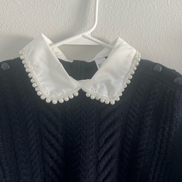 J. Crew 100% Wool Cable-Knit Sweater Buttons M - Picture 13 of 13